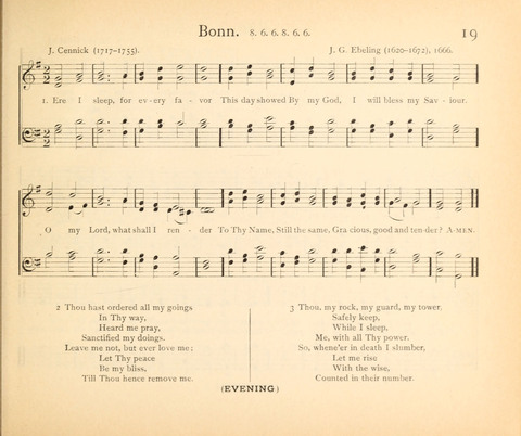 Plymouth Sunday-School Hymnal: for use in schools, prayer-meetings, and missions page 19