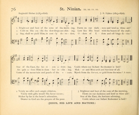 Plymouth Sunday-School Hymnal: for use in schools, prayer-meetings, and missions page 76