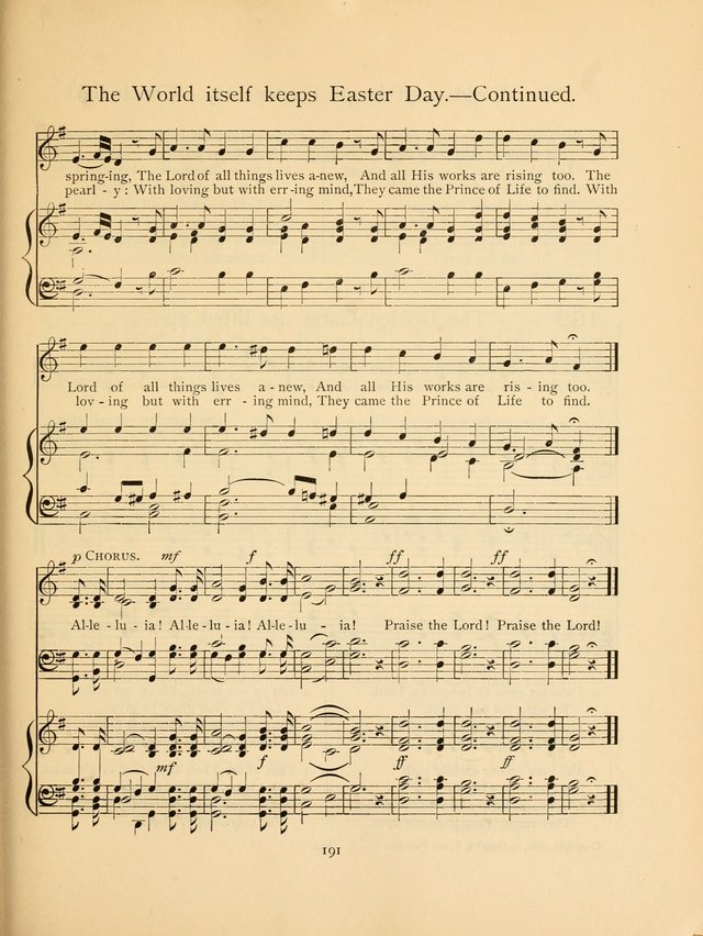 Pilgrim Songs: for the Sunday School page 191