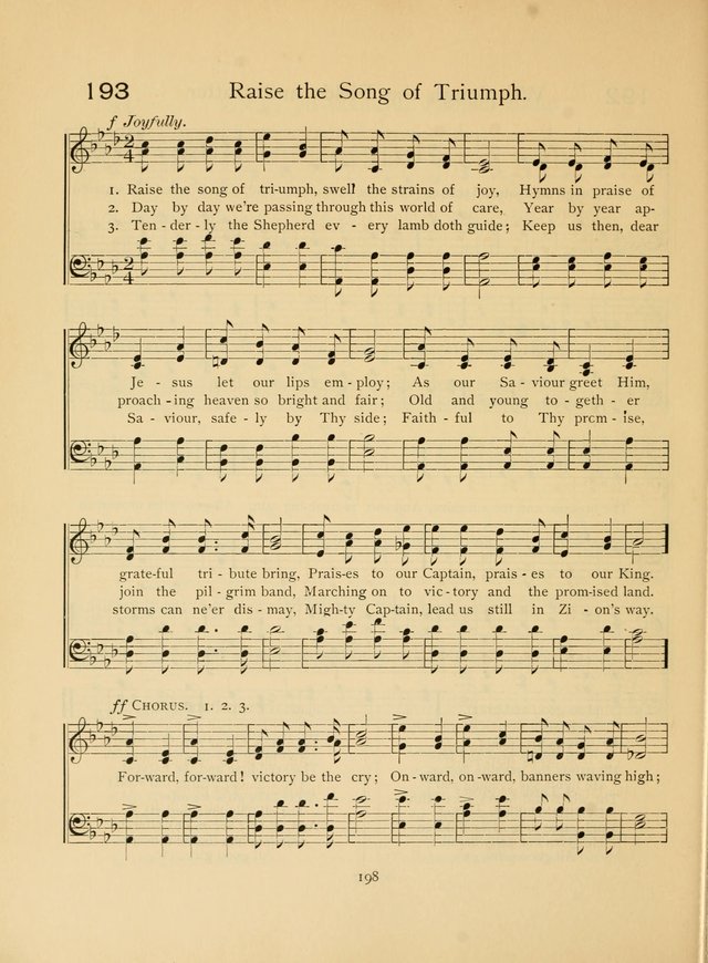 Pilgrim Songs: for the Sunday School page 198