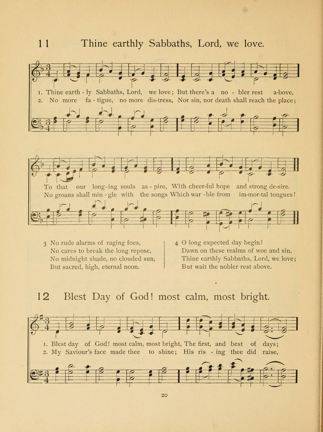 Pilgrim Songs: for the Sunday School page 20