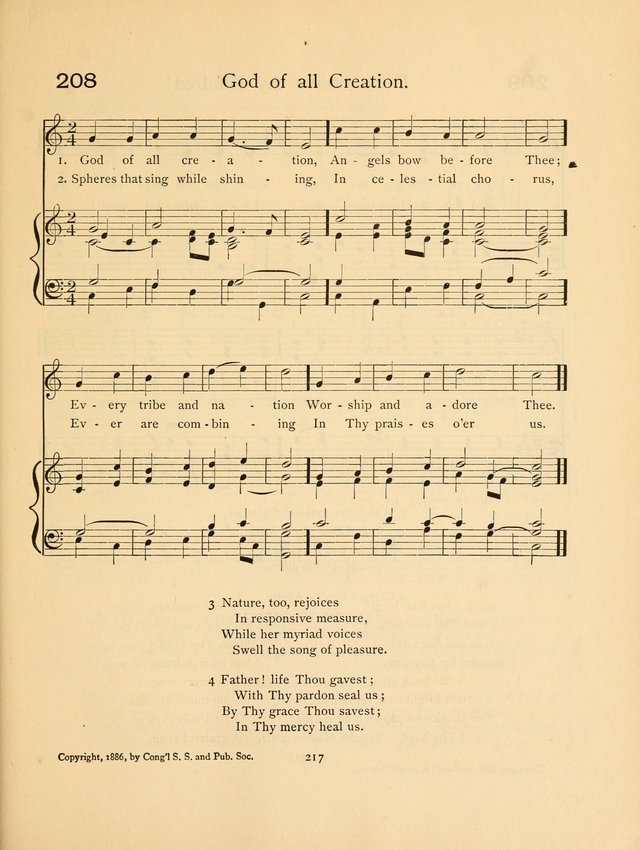 Pilgrim Songs: for the Sunday School page 217