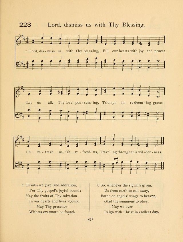 Pilgrim Songs: for the Sunday School page 231