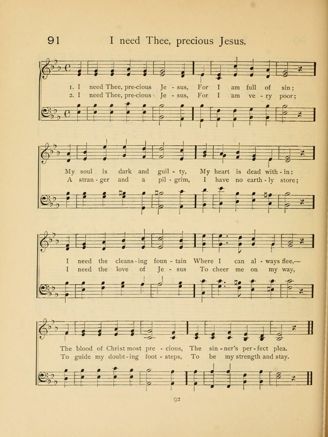 Pilgrim Songs: for the Sunday School page 92