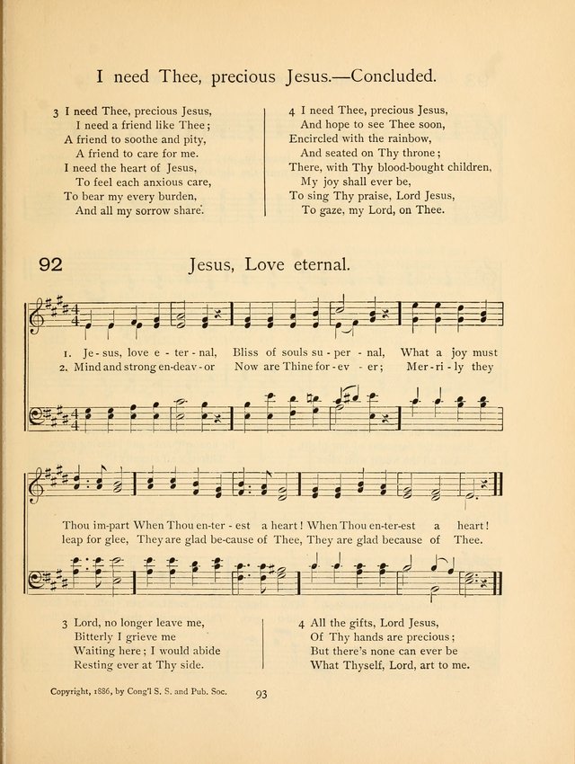 Pilgrim Songs: for the Sunday School page 93