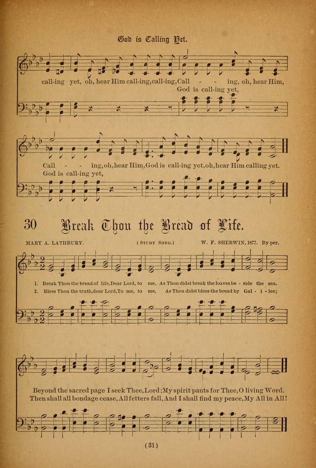 The Portfolio of Sunday School Songs page 31