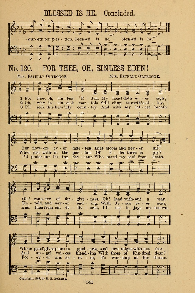 Pure Songs for Sunday-Schools page 148