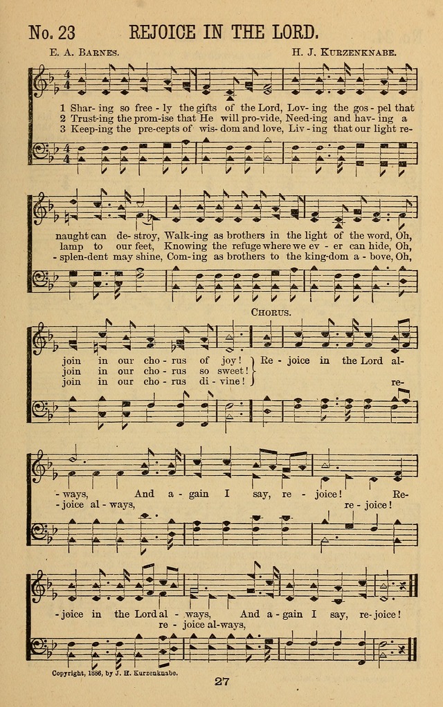 Pure Songs for Sunday-Schools page 34