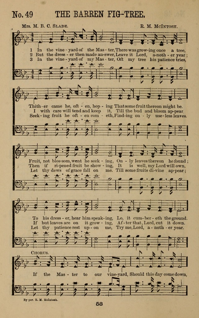 Pure Songs for Sunday-Schools page 65
