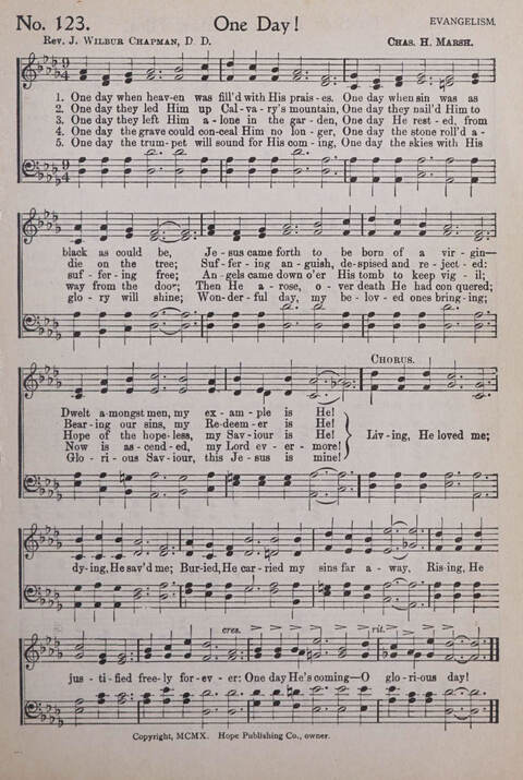 Praise and Service Songs for Sunday Schools page 119