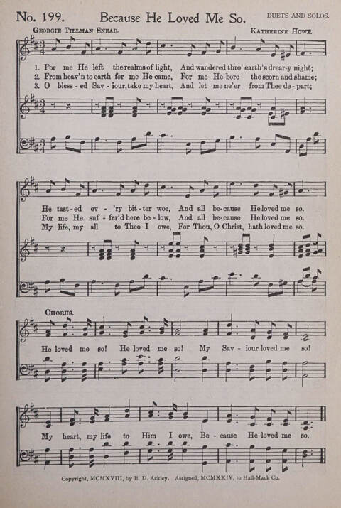 Praise and Service Songs for Sunday Schools page 175
