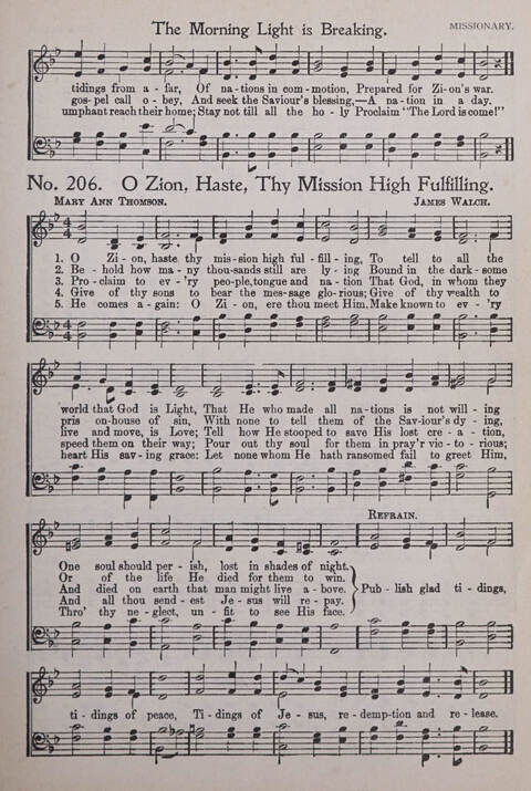 Praise and Service Songs for Sunday Schools page 181