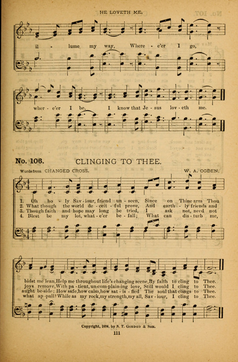 Pearls of Gospel Song: for gospel workers. a choice collection of hymns and tunes page 111