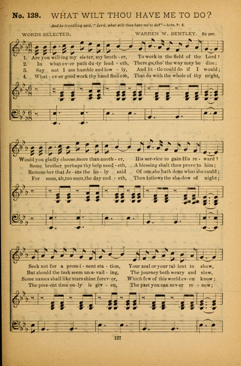Pearls of Gospel Song: for gospel workers. a choice collection of hymns and tunes page 127