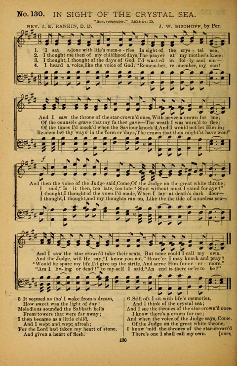 Pearls of Gospel Song: for gospel workers. a choice collection of hymns and tunes page 130