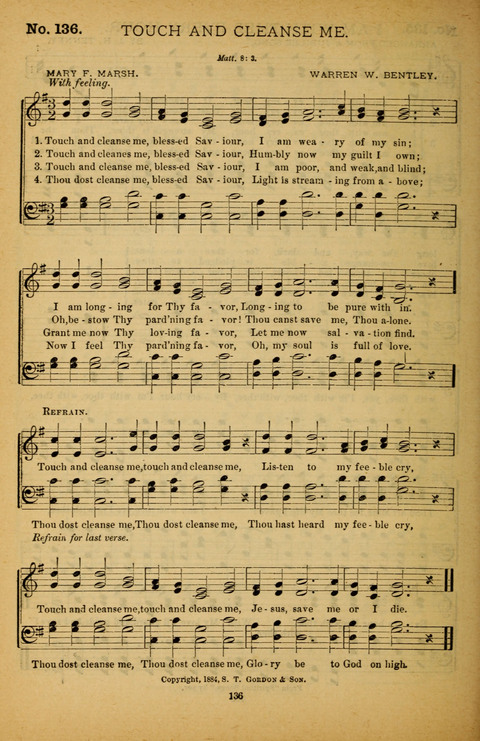 Pearls of Gospel Song: for gospel workers. a choice collection of hymns and tunes page 136