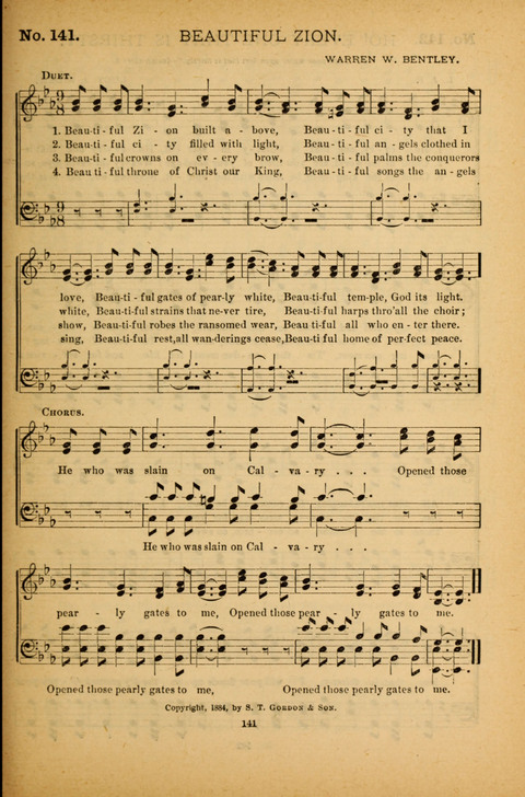Pearls of Gospel Song: for gospel workers. a choice collection of hymns and tunes page 141