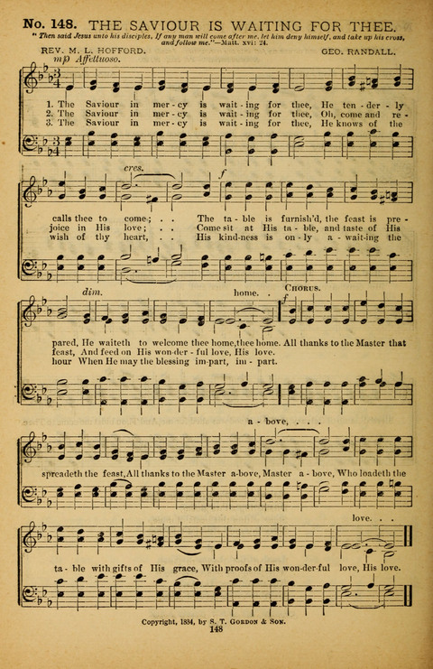 Pearls of Gospel Song: for gospel workers. a choice collection of hymns and tunes page 148