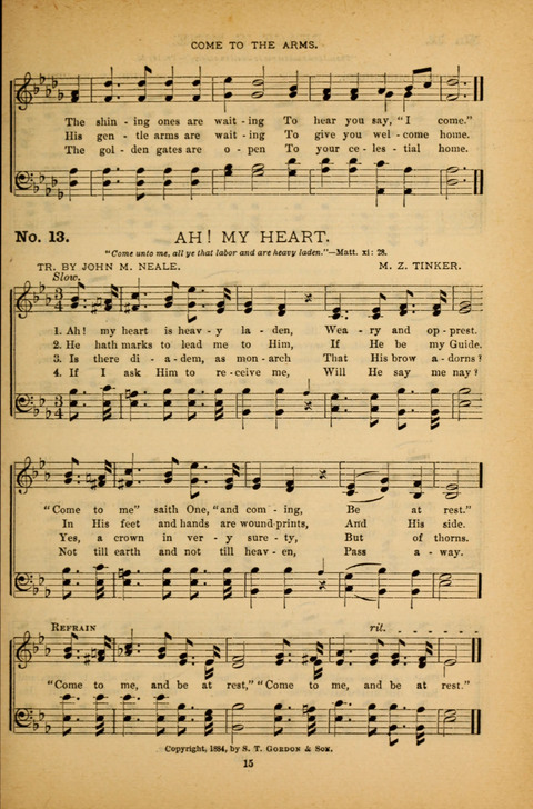 Pearls of Gospel Song: for gospel workers. a choice collection of hymns and tunes page 15