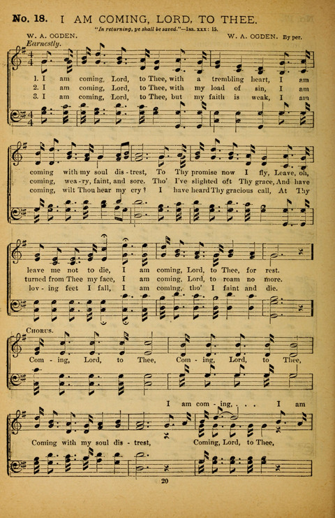 Pearls of Gospel Song: for gospel workers. a choice collection of hymns and tunes page 20