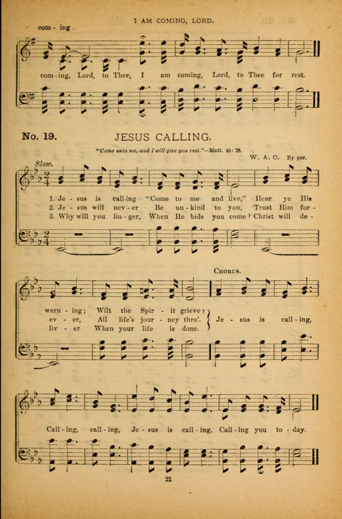Pearls of Gospel Song: for gospel workers. a choice collection of hymns and tunes page 21