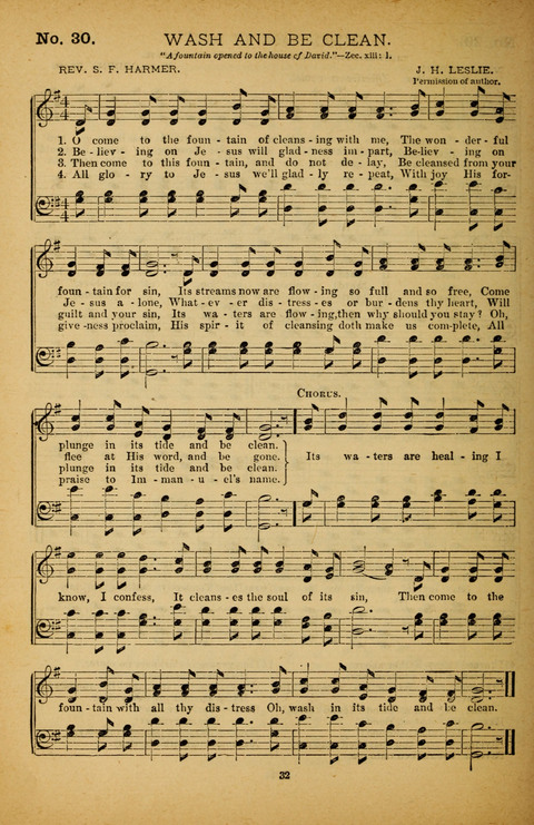 Pearls of Gospel Song: for gospel workers. a choice collection of hymns and tunes page 32