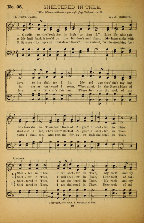 Pearls of Gospel Song: for gospel workers. a choice collection of hymns and tunes page 40