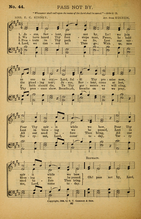 Pearls of Gospel Song: for gospel workers. a choice collection of hymns and tunes page 46
