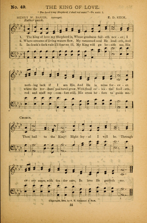 Pearls of Gospel Song: for gospel workers. a choice collection of hymns and tunes page 51