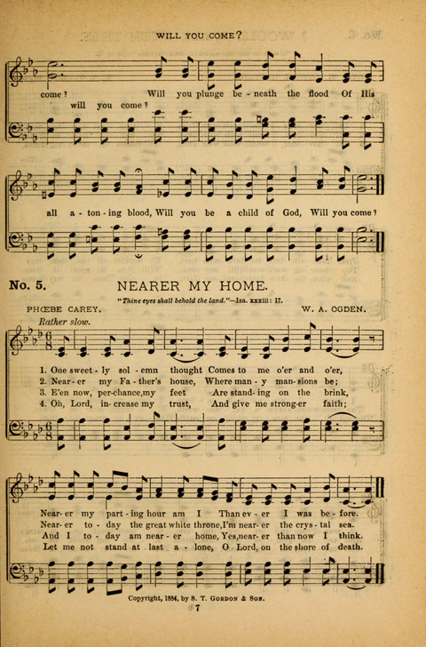Pearls of Gospel Song: for gospel workers. a choice collection of hymns and tunes page 7