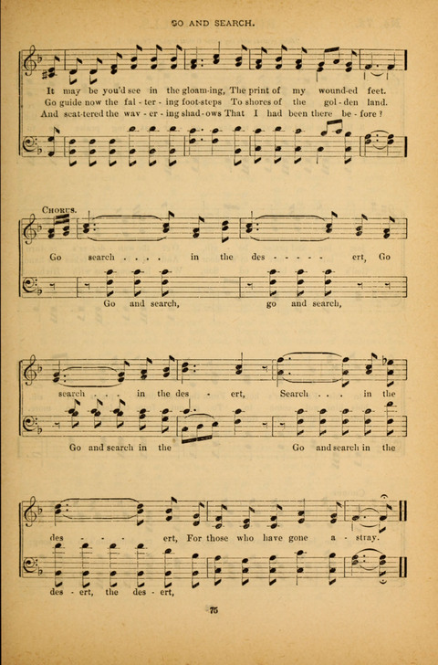 Pearls of Gospel Song: for gospel workers. a choice collection of hymns and tunes page 75