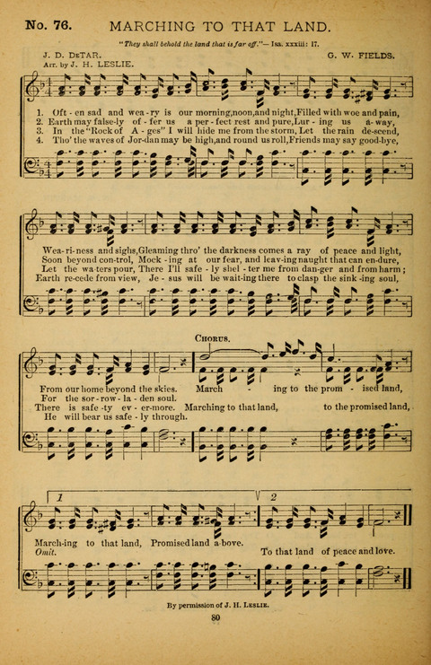 Pearls of Gospel Song: for gospel workers. a choice collection of hymns and tunes page 80