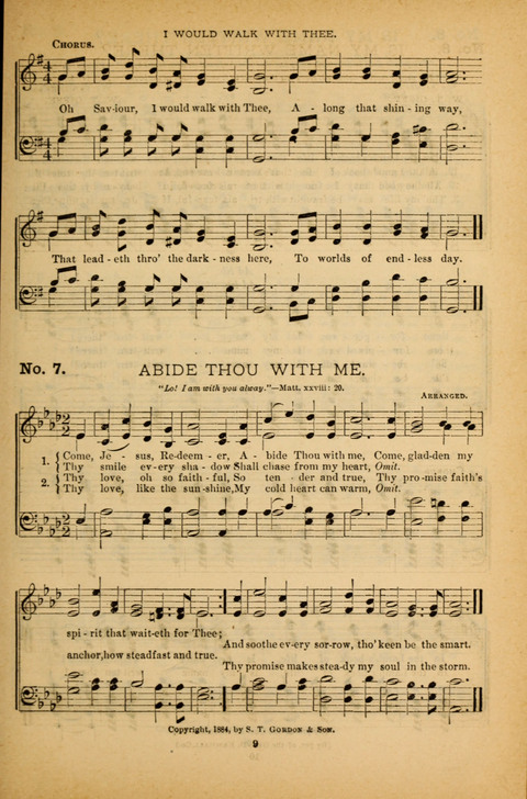 Pearls of Gospel Song: for gospel workers. a choice collection of hymns and tunes page 9