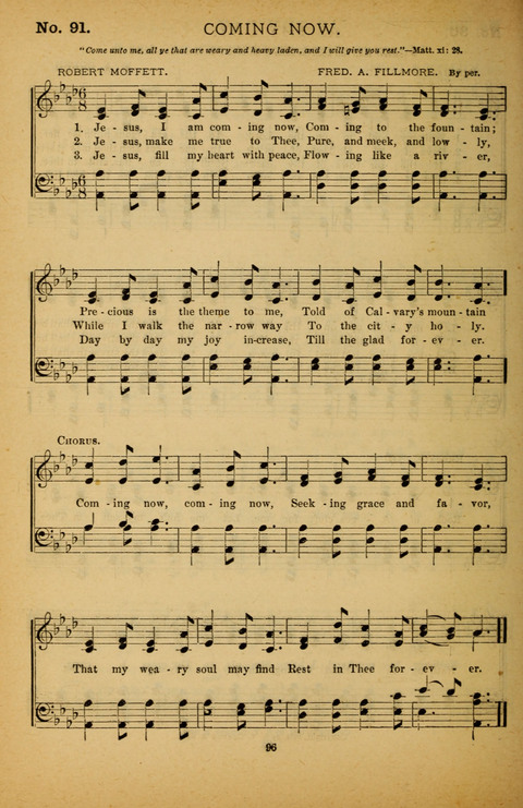 Pearls of Gospel Song: for gospel workers. a choice collection of hymns and tunes page 96