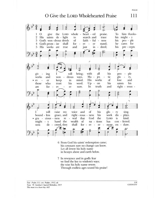 Psalter Hymnal (Gray) page 163