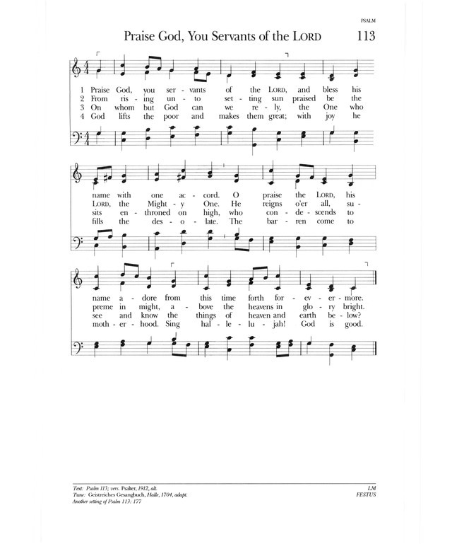 Psalter Hymnal (Gray) page 165