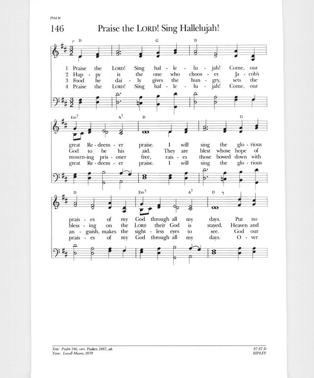 Psalter Hymnal (Gray) page 208