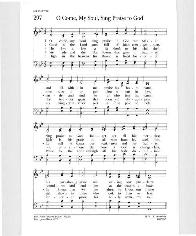 Psalter Hymnal (Gray) page 392