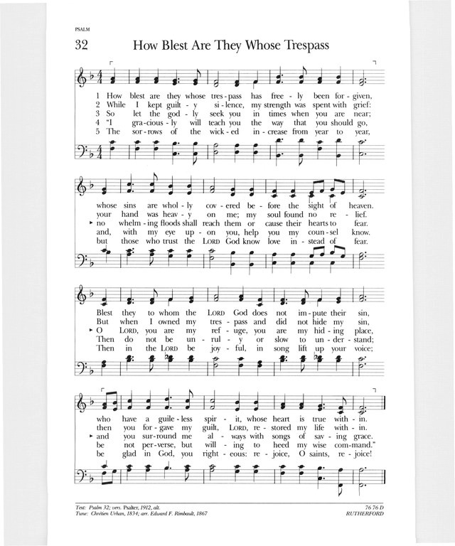 Psalter Hymnal (Gray) page 44