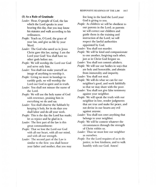 Psalter Hymnal (Gray) page 999