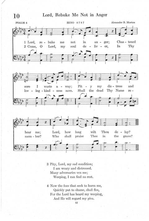 Psalter Hymnal (Red): doctrinal standards and liturgy of the Christian Reformed Church page 12
