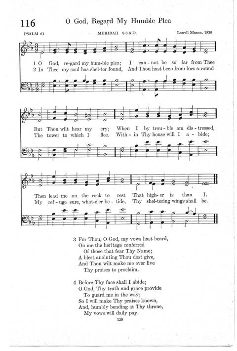 Psalter Hymnal (Red): doctrinal standards and liturgy of the Christian Reformed Church page 129