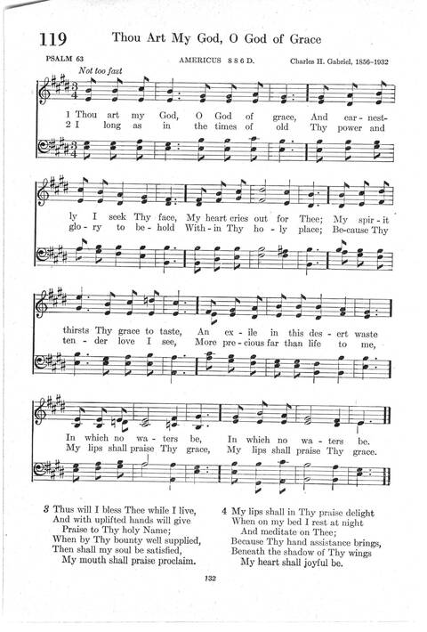 Psalter Hymnal (Red): doctrinal standards and liturgy of the Christian Reformed Church page 132