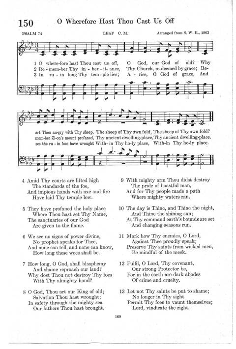 Psalter Hymnal (Red): doctrinal standards and liturgy of the Christian Reformed Church page 169