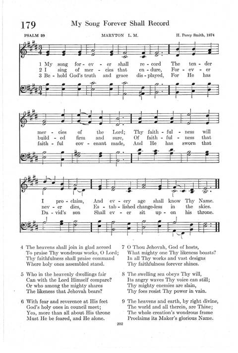 Psalter Hymnal (Red): doctrinal standards and liturgy of the Christian Reformed Church page 202