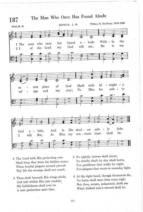 Psalter Hymnal (Red): doctrinal standards and liturgy of the Christian Reformed Church page 213