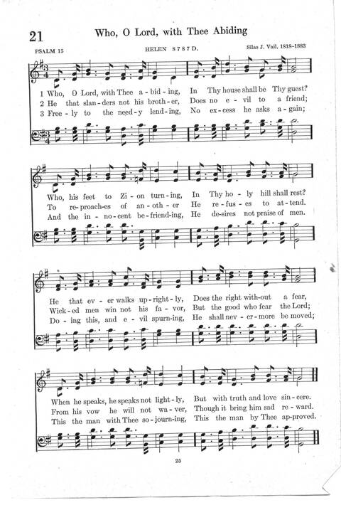 Psalter Hymnal (Red): doctrinal standards and liturgy of the Christian Reformed Church page 25