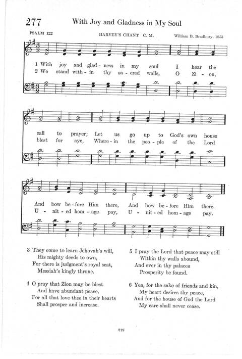 Psalter Hymnal (Red): doctrinal standards and liturgy of the Christian Reformed Church page 318