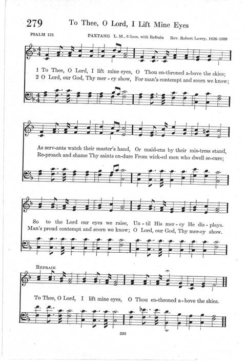 Psalter Hymnal (Red): doctrinal standards and liturgy of the Christian Reformed Church page 320