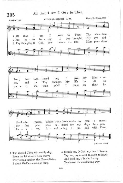 Psalter Hymnal (Red): doctrinal standards and liturgy of the Christian Reformed Church page 349